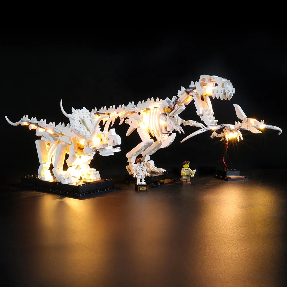 Briksmax LED Light Kit For Legos IDEAS Dinosaur Fossils Limited With Legos 21320 Led   not include legos set (1600068645795)