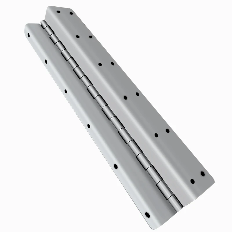 large heavy duty stainless steel 304 piano hinge with 60mm open width 3mm thickness