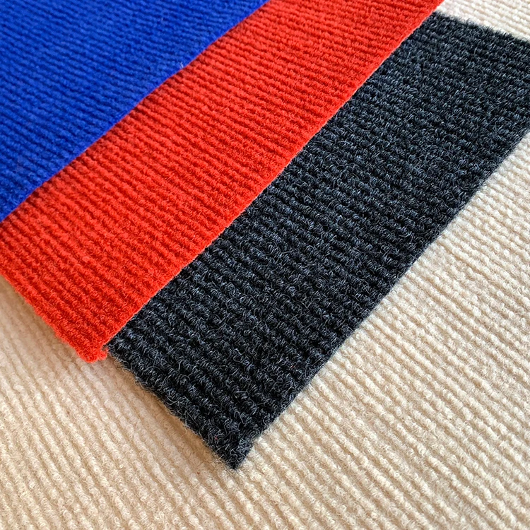 rib carpet  Non-Woven Needle Punch cheap Ribbed Carpet for  exhibition wedding expo event tent outdoor carpet