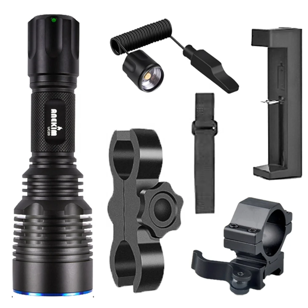 ANEKIM UC20 Tactical with KW CSLNM1.TG, SFT40, SST40 XML2 18650 Torch Weapon Portable Zoom LED Linternas Waterproof Flashlight