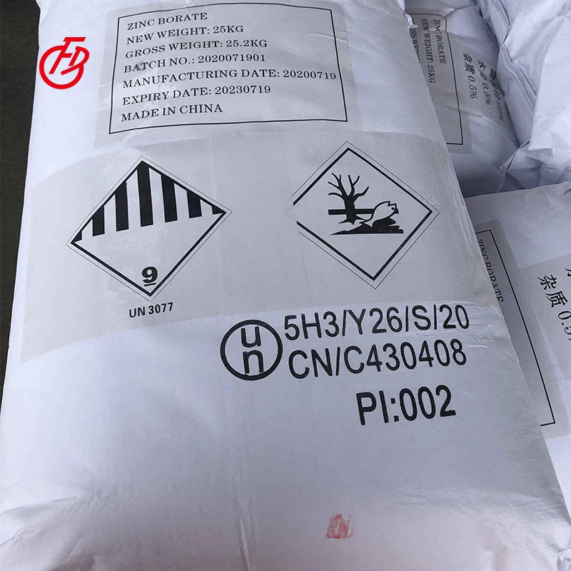 Zinc Borate Factory Supplier Industrial Tech Grade Price 1332-07-6 B2O6Zn3 Boric Acid Zinc Borate