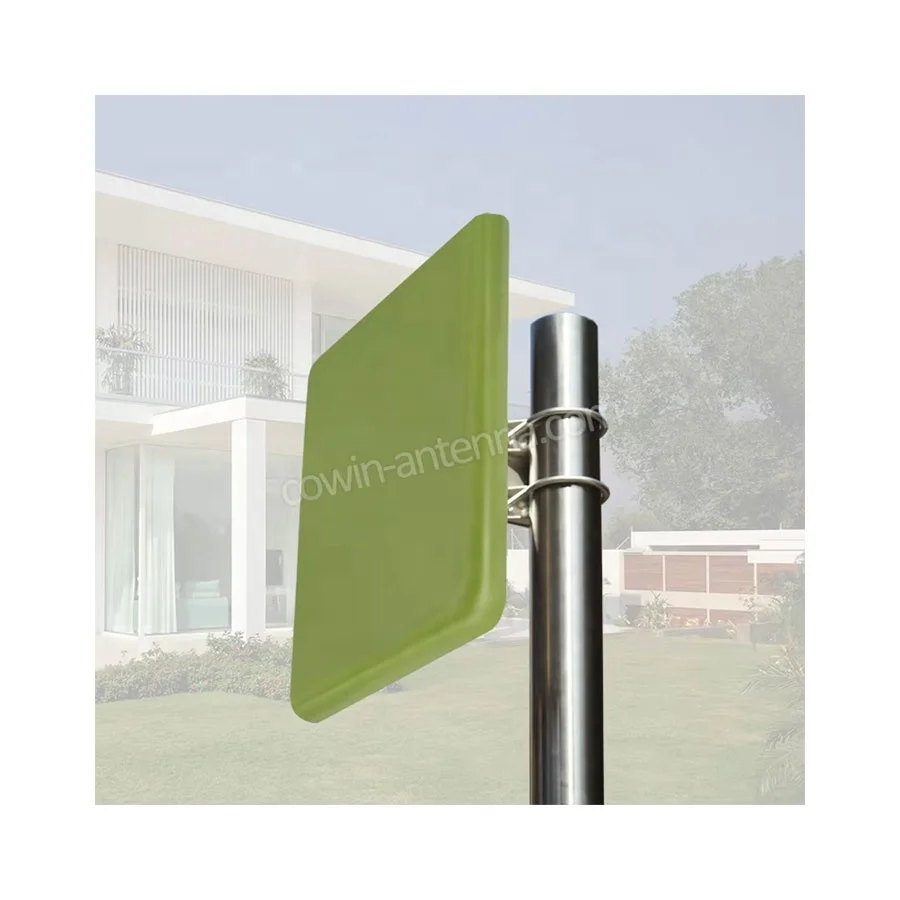 Customized Green Dual Polarity Long Range Outdoor Indoor Directional Wall Mount Mimo Communication Wifi 2.4g 5g Antenna Wireless