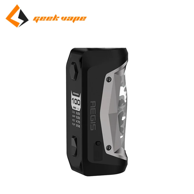 The New 0.96 inch screen Geekvape Aegis Solo Box Mod 100W vape mod box