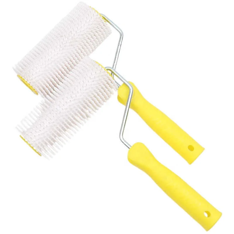 6IN Defoamer Roller Brush Floor Paint Tools Self-Leveling Cement Deflating Roller Pin Prick Roller Brush