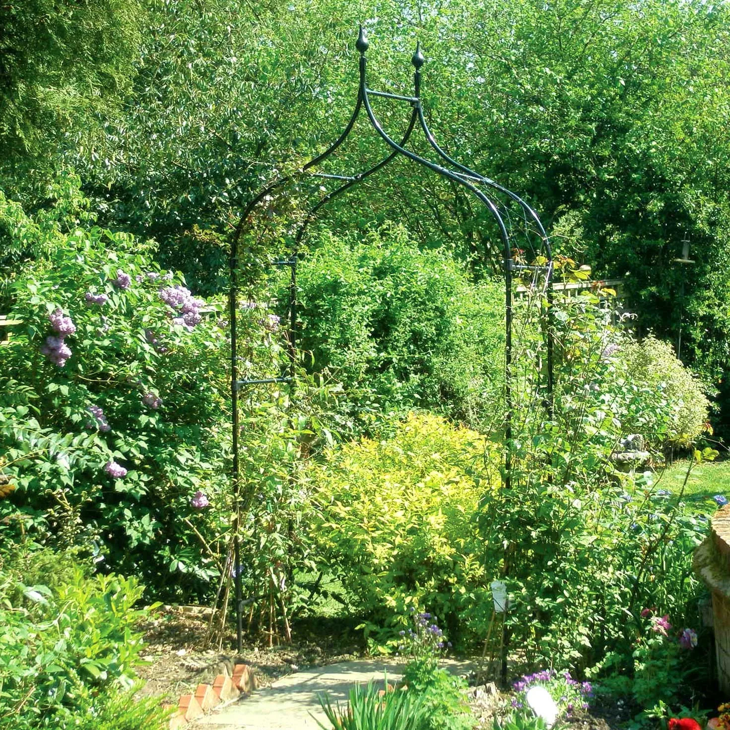 Garden Arch Craft Metal Outdoor Path Gate Park Construction Landscaping Arch Wedding Door for Garden Decorative
