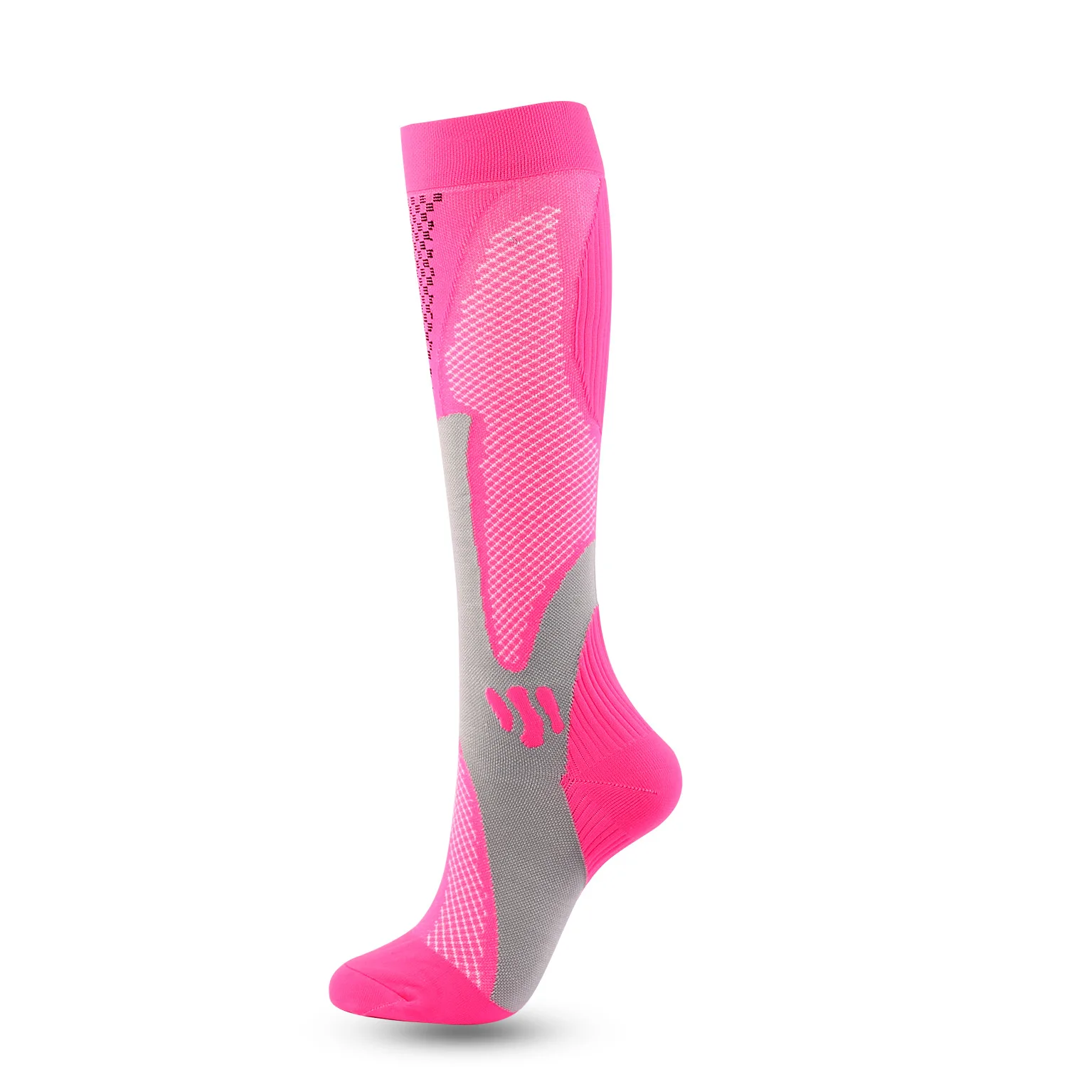 2023 New Arrival Sporty Stockings Compression Socks For Women Hot Sale Seamless High Quality Anti-Slip and High Elasticity