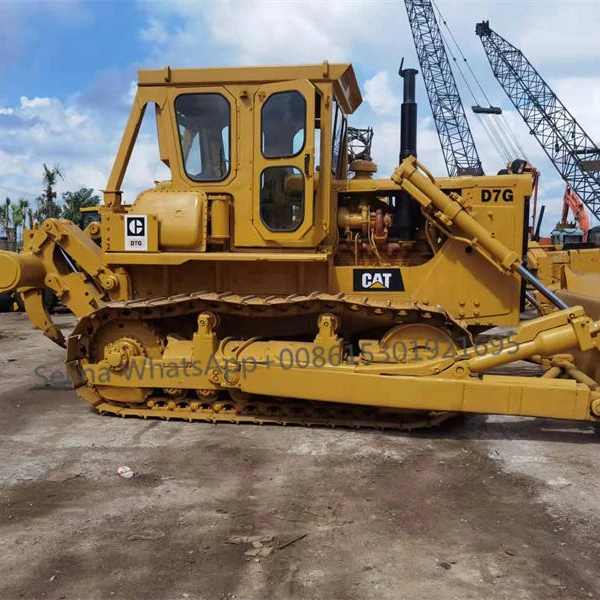 Б/у гусеничный трактор Caterpillar D7H б/у бульдозер CAT оригинальный Япония гусеница