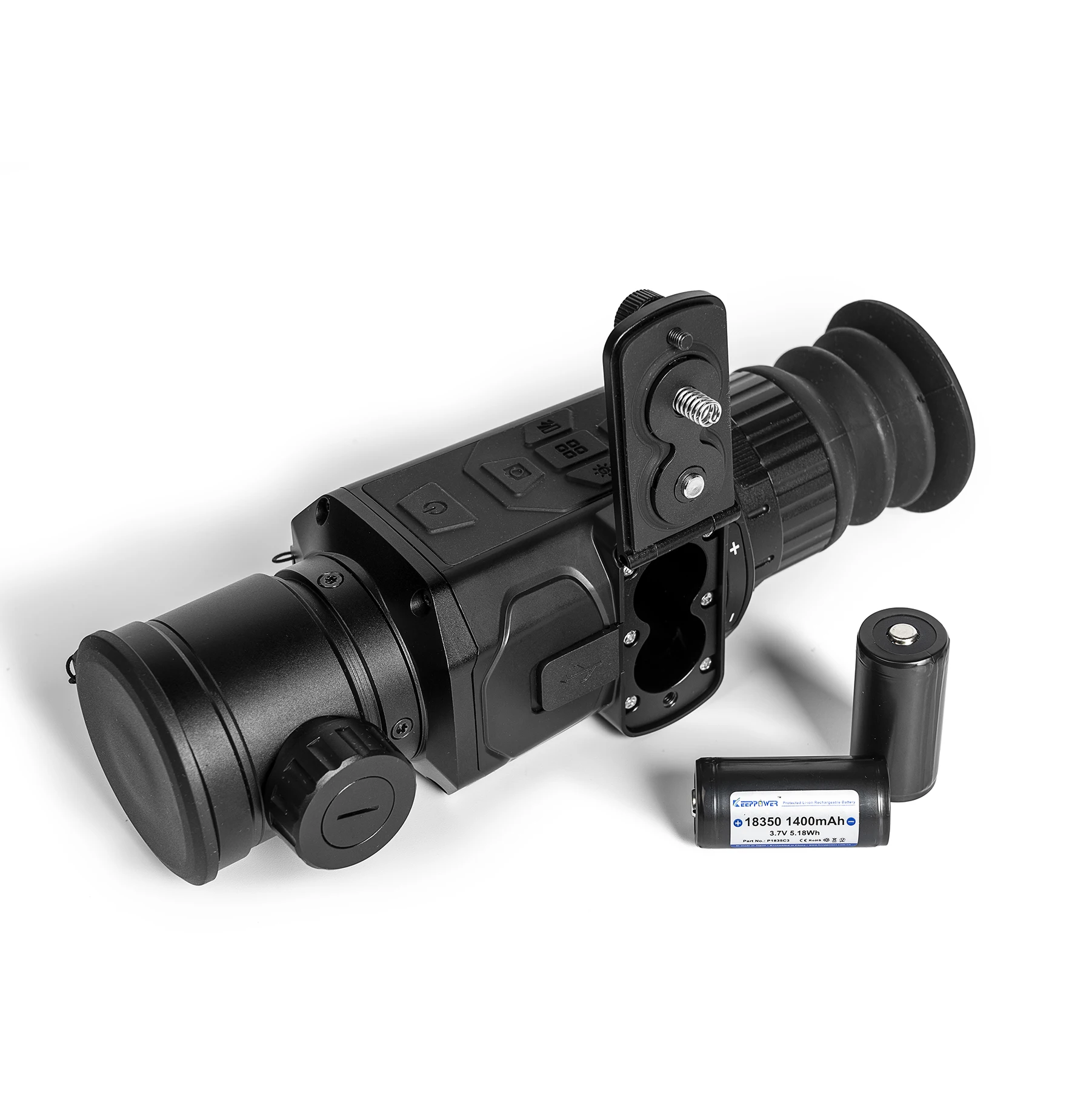 HTI 19 Fixed Focus LRF Thermal Monocular With 25mm Focus Lens Thermal Sight For Hunting