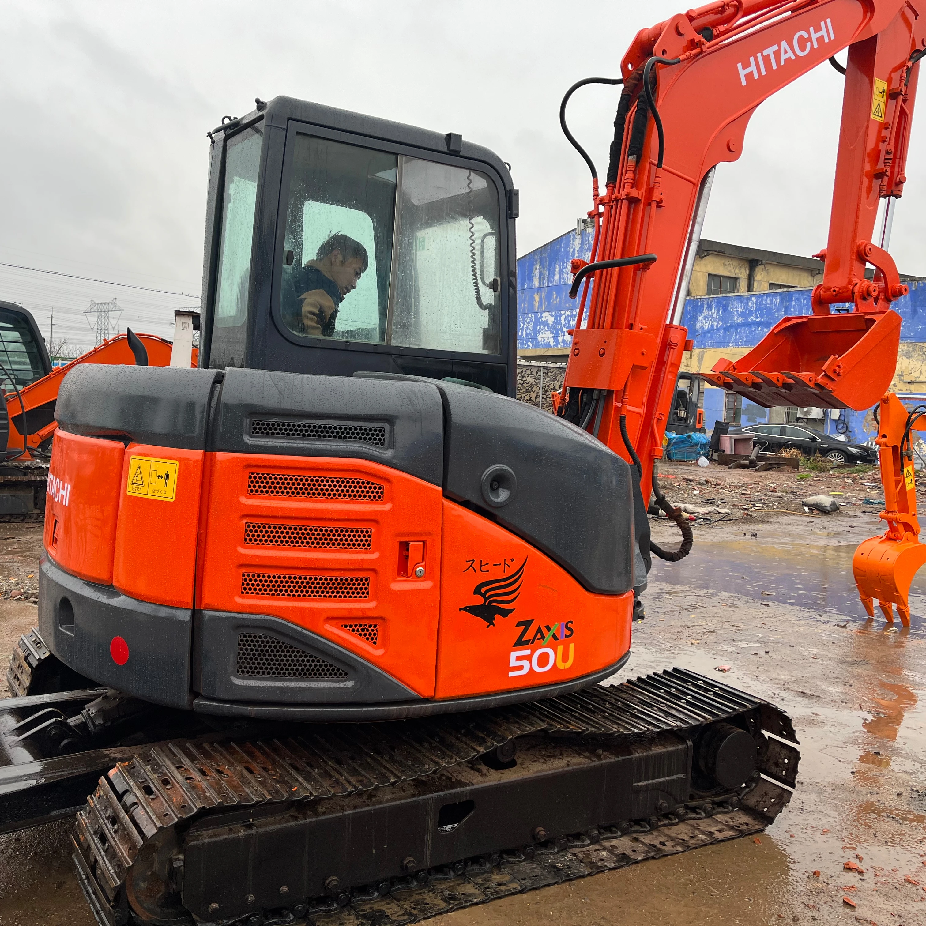 Used Excavator Small  Hitachi  Zaxis 50U Second Hand Mini Excavator Hitachi 5 tons Used Crawler Digger Machine for Sale