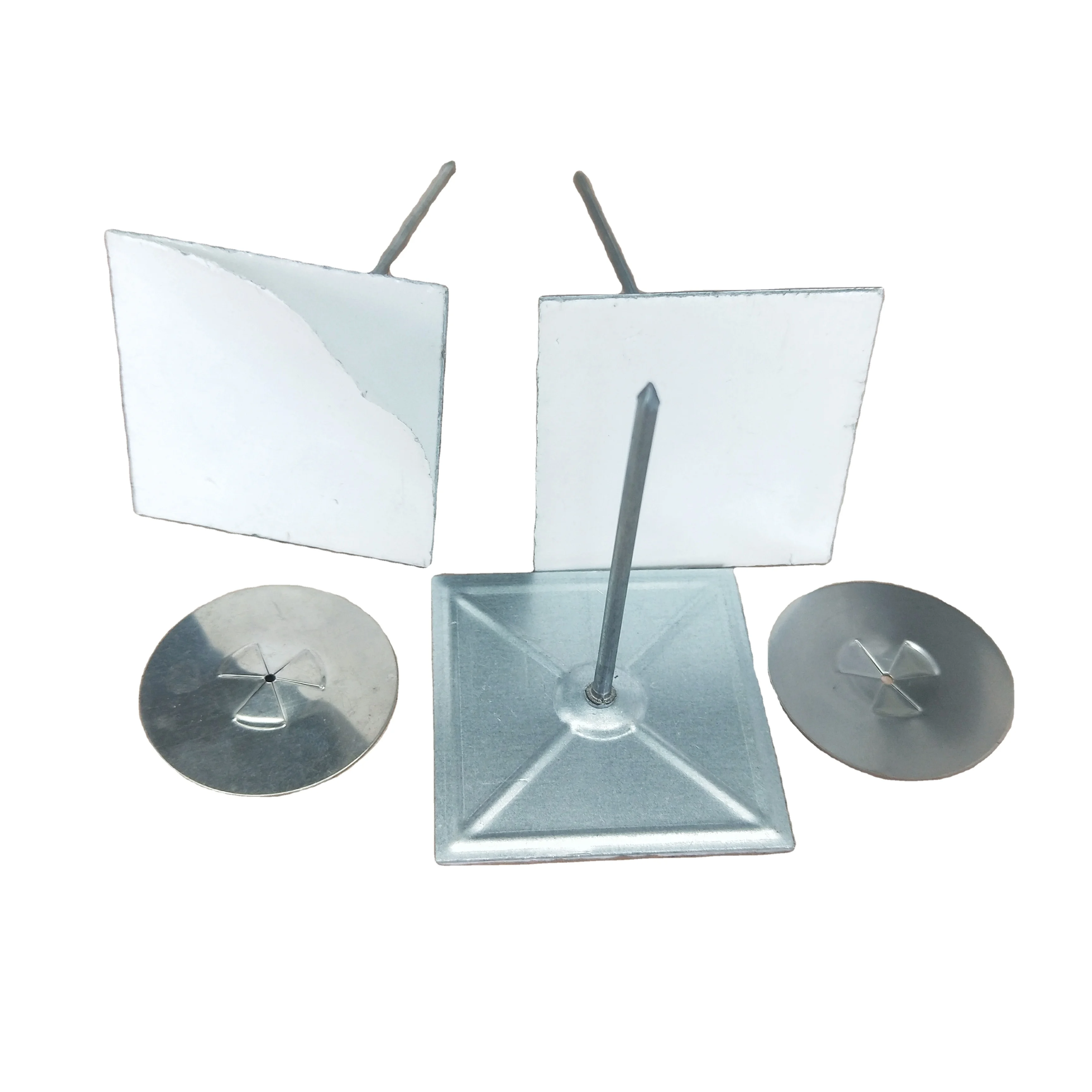 Self stick adhesive insulation hange