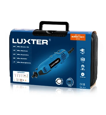 LUXTER 135W Rotary Tool 40pcs Accessories Set Flexible Shaft Power Cutting Engraving Carving Tools Mini Electric Rotary Tool Kit