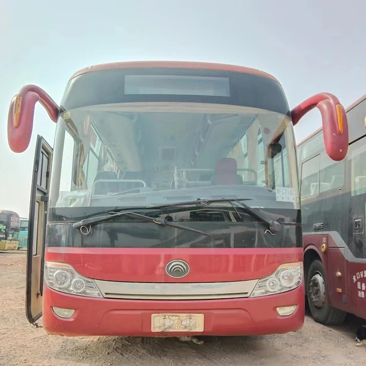 6121 Good Condition Refurbished 68 Seats Coach Bus Second Hand Luxury Use Left Hand Drive Youtong Buses