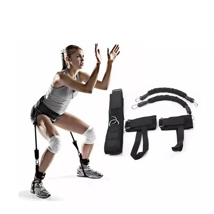 CHANGNORE Basketball Volleyball Vertical Jump Trainer Leap Training Resistance Bands Bounce Suspension Trainer