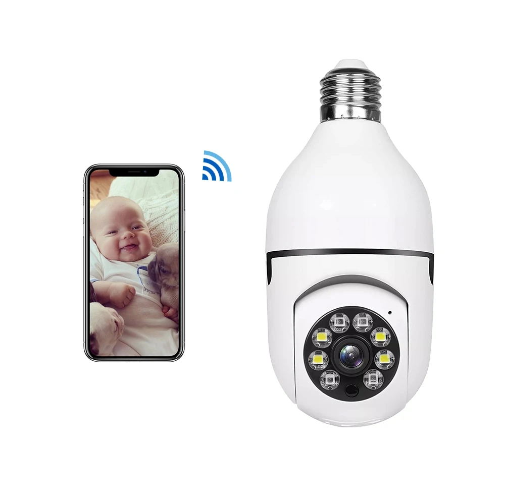 High quality Low Power Two-way audio Floodlight Camera mini SD Card high resolution webcam