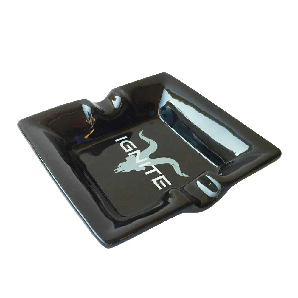 Индивидуальная сигарета, керамическая пепельница для сигар, пепельница для отеля, офиса