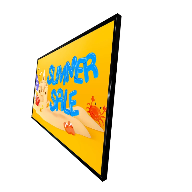 High Quality 55 inch 2500nits High Light Jewellery Shop Window Display Luxury Advertising Digital Signange Displays