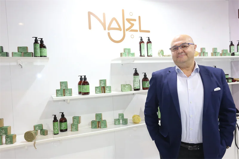 Najel Nourishing Smoothing Exfoliating Organic Argan Oil Natural Pure Black Soap, Home-spa for All Skin Types Face Exfoliator