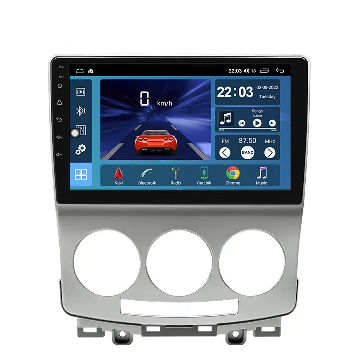 Автомагнитола Aijia 9 дюймов на Android для старого Mazda 5 2005-2010 автомагнитола с управлением руле USB Carplay
