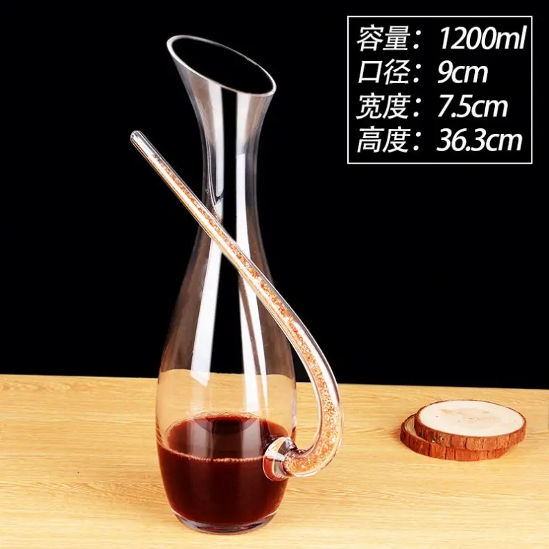 glass bottle wine decanter poure with glass stopper