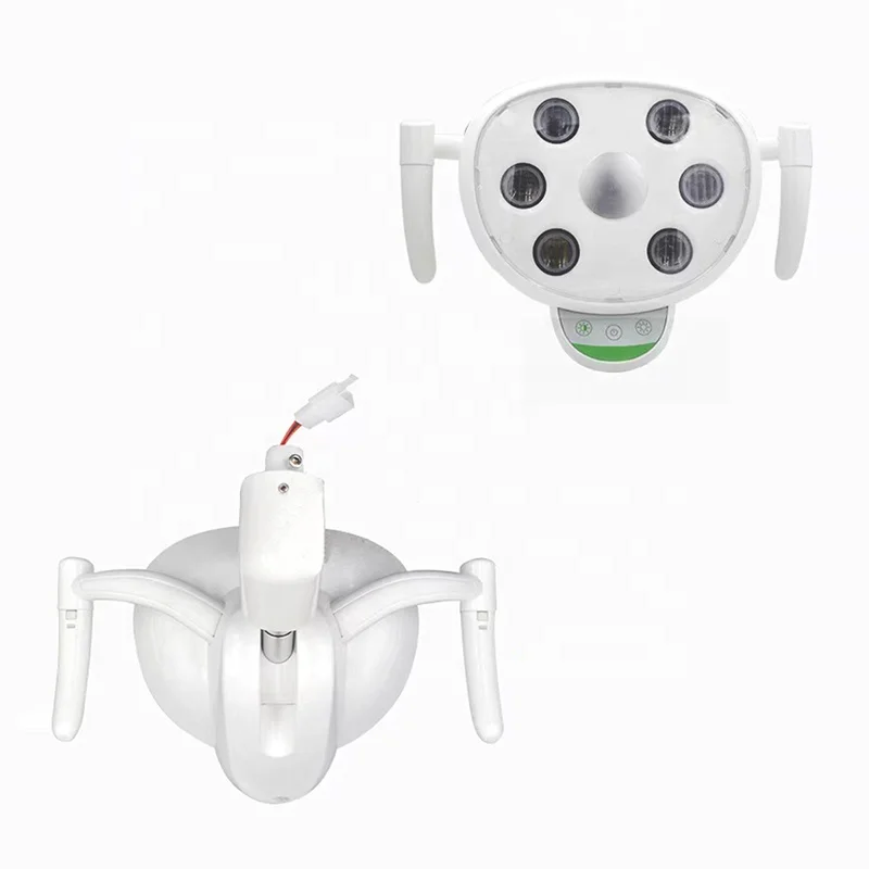 Dental Lamp 6 Beads Dual Colour Temperature Round Surgical Lamp Infrared Switch Large Beads dental light dental supply companies