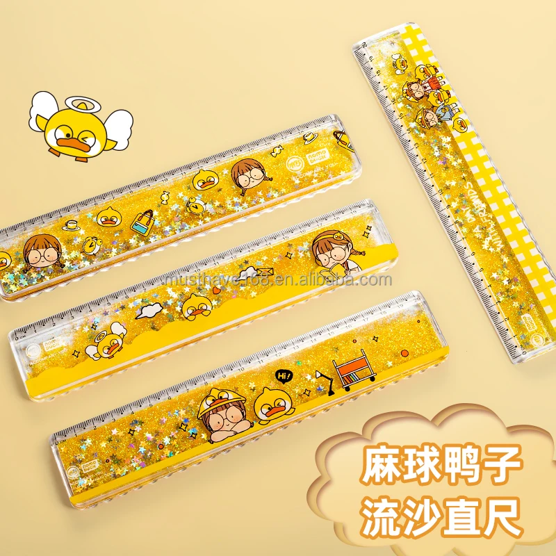 Maihe Recruiting Agent Wholesaler Nomo Duck 20cm Promotion  Creative Animal Shaped Drawing Plastic Ruler For School Stationery