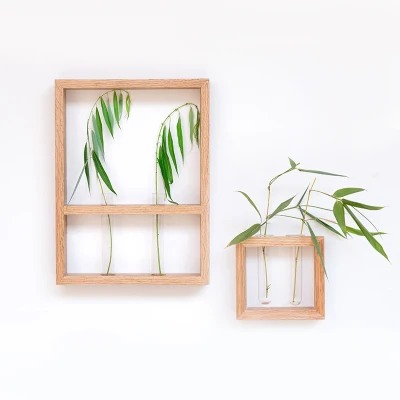 wooden decoration pieces Suspension type buy thing frame vogue lives in hydroponic plant real woodiness wall hangs flower to in