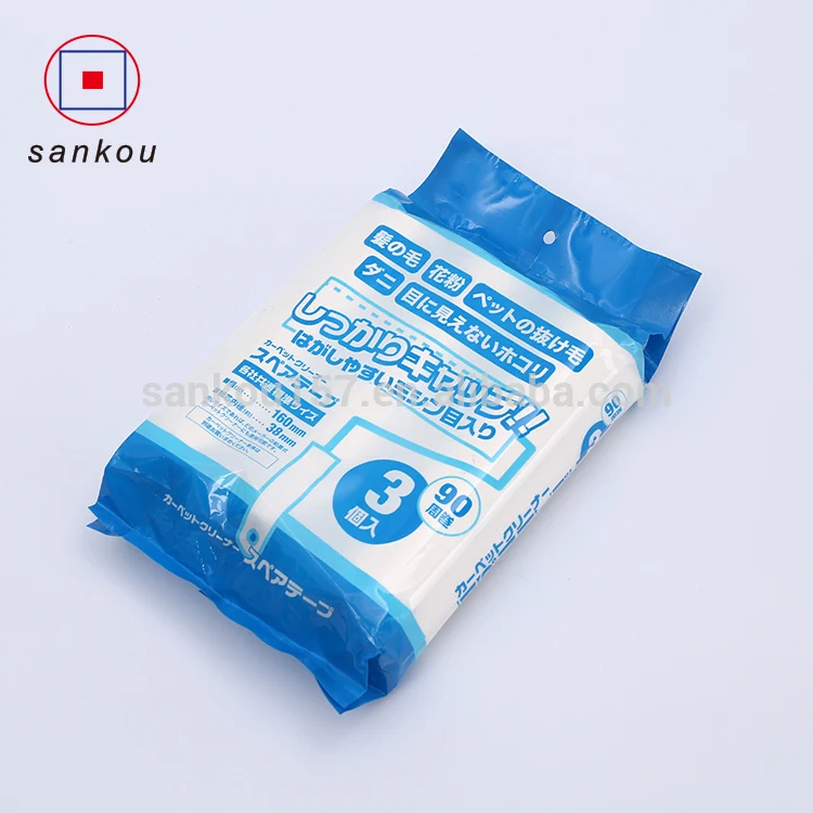cleaning tape sticky paper plastic roller refills lint roller replacement set