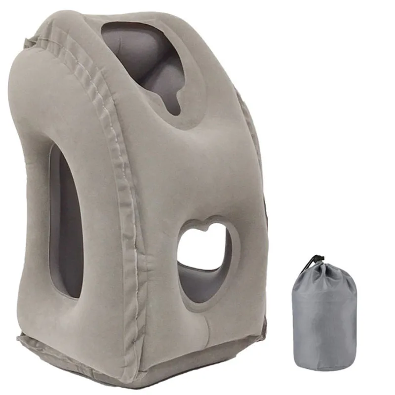 Горячая Распродажа новый портативный надувной самолет подушка для поддержки шеи и головы путешествий на открытом воздухе