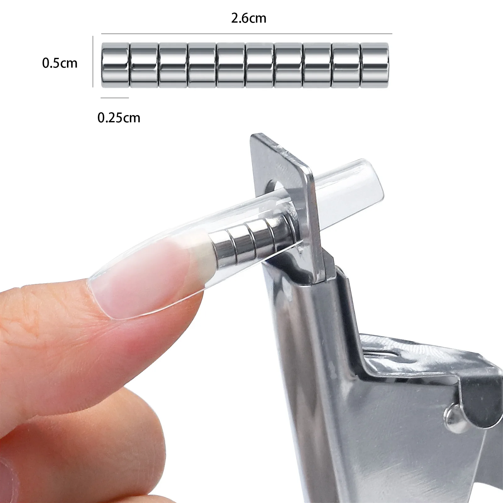 3D Line Strip Magnetic Stick Strong Cat Eye Magnet Nail Magnet for UV LED Nails Gel Polish Multi-function Magnet 10pcs/bag