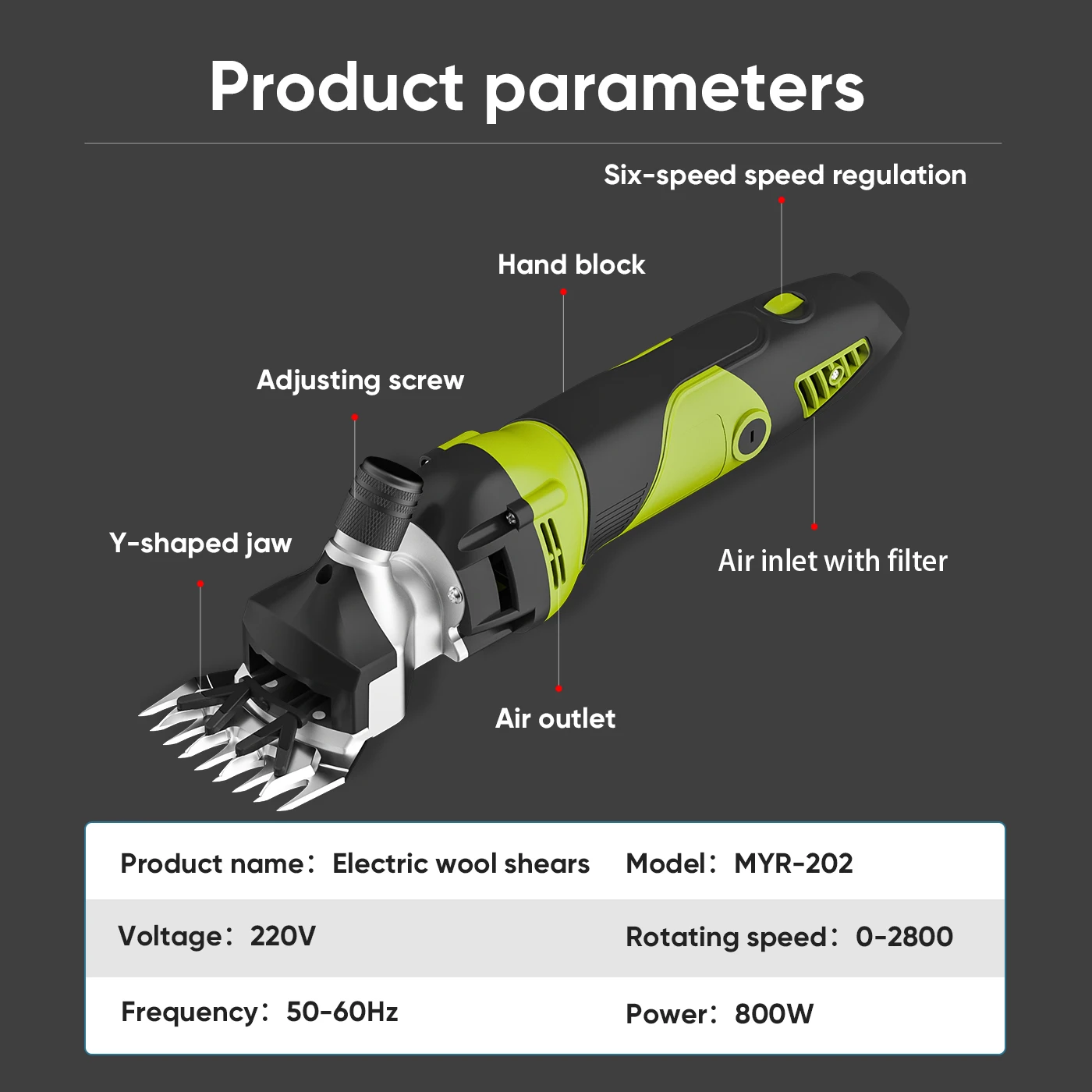 2022 new arrival High  Quality Security Electric Animal hair Sheep Shearing machine