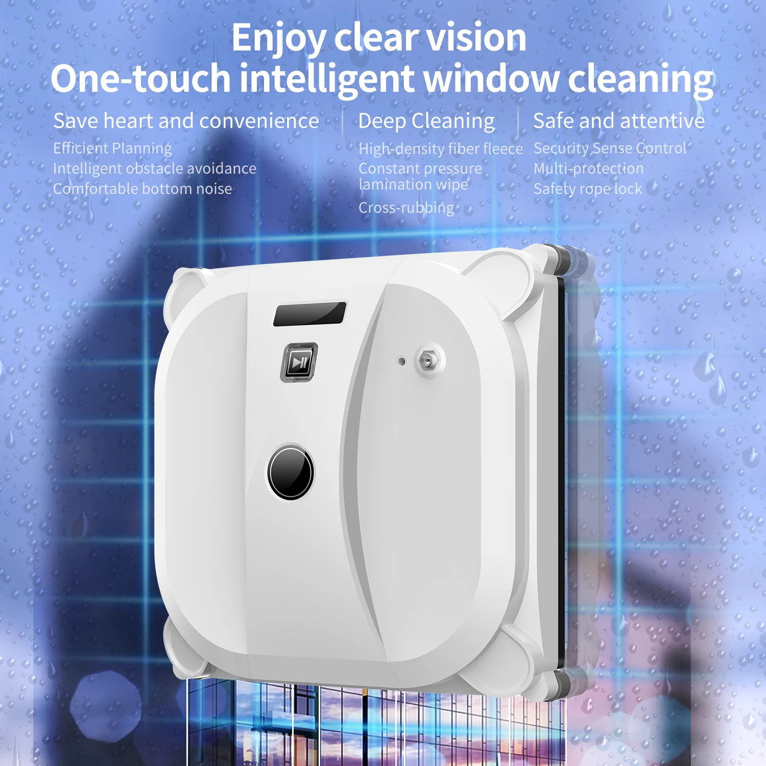 
Glass Robot Window Cleaner F28 OEM Customize High Suction Power High Quality And Stability 