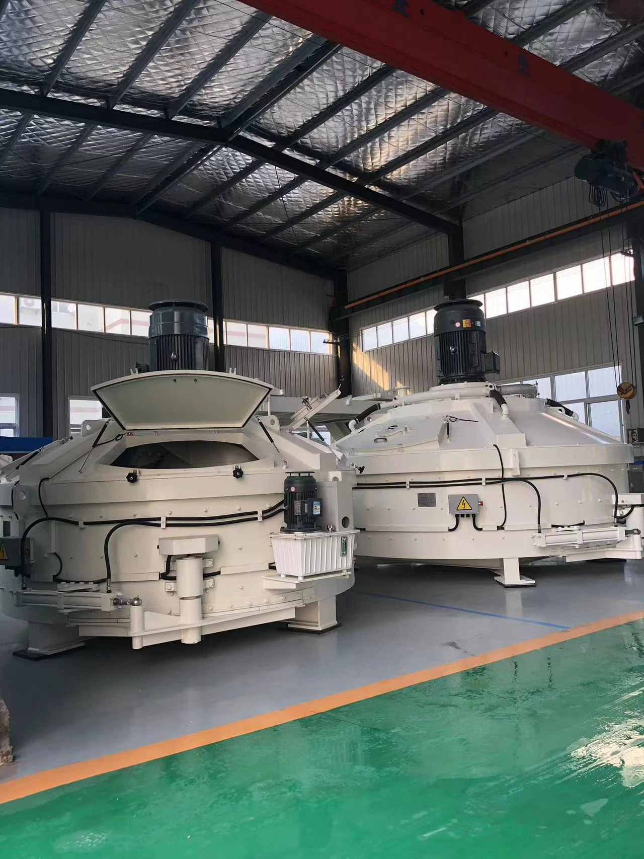 W Hot Selling MP750 Electric Planetary Cement Mixer Concrete Mixer  Axis Planetary Concrete Mixer For Sale