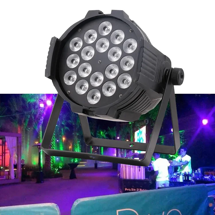 new 18X15 RGBW 4 in 1 led par light Led par can light for indoor park wedding club