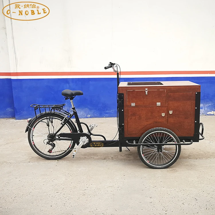 Commercial Mobile Food Truck for sale Take-out food  electric three-wheeled bicycle