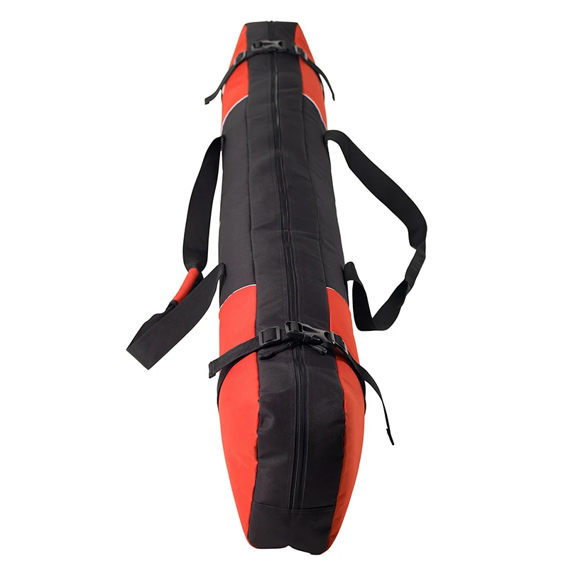Custom Travel Ski Bag Padded Transport Skis Snowboard Carrying Bag lightweight Large Compartment Ski Carrier foldable travel bag