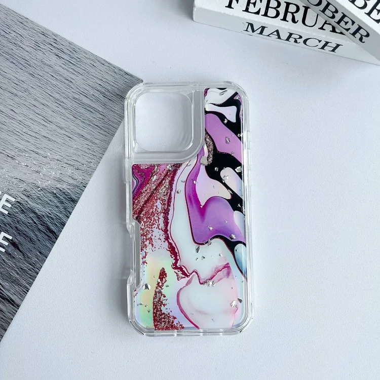 Оптовая продажа Яркий Женский мраморный Модный чехол для мобильного телефона iphone 13 pro