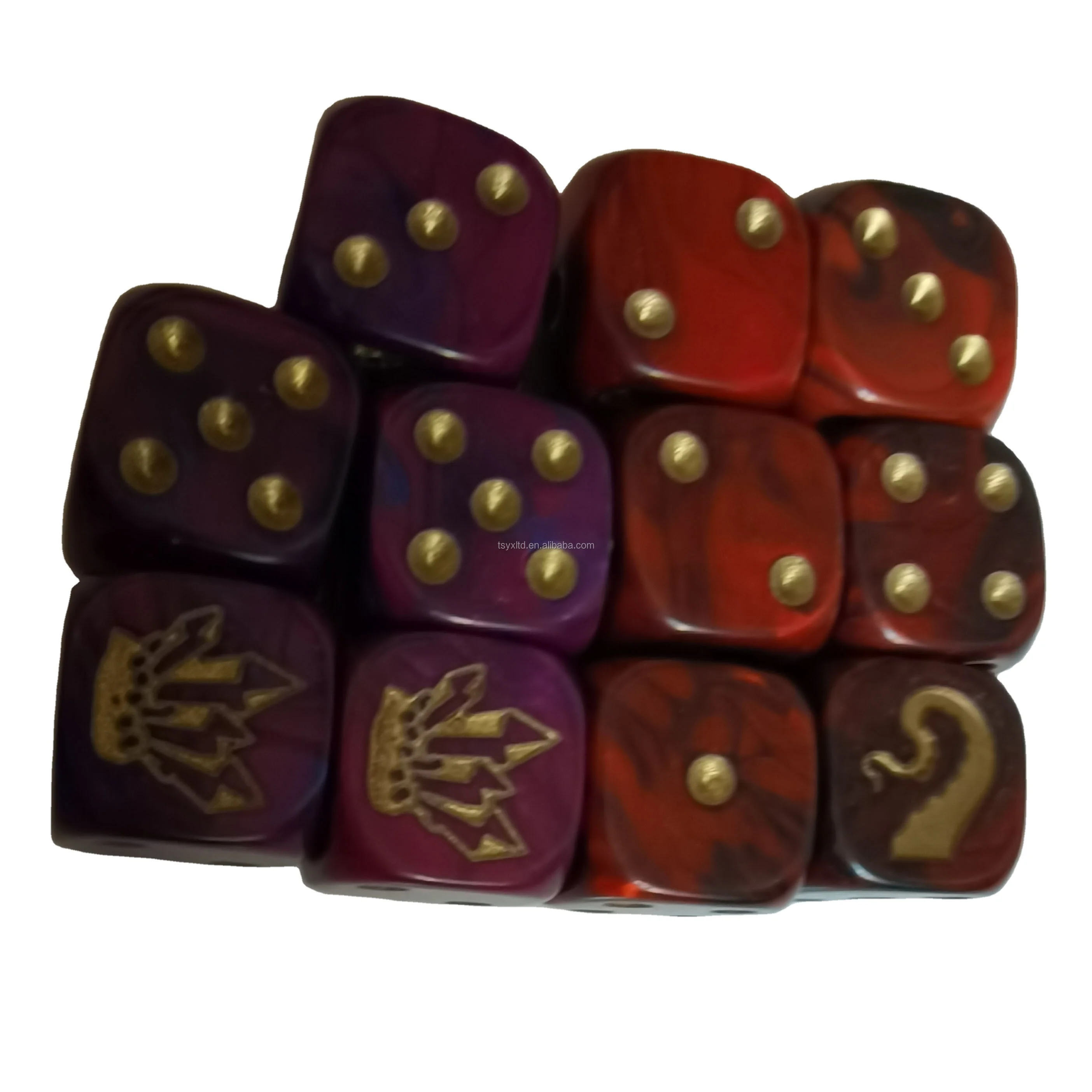 Оптовая продажа от производителя, прецизионные кубики из смолы d & d, кубики