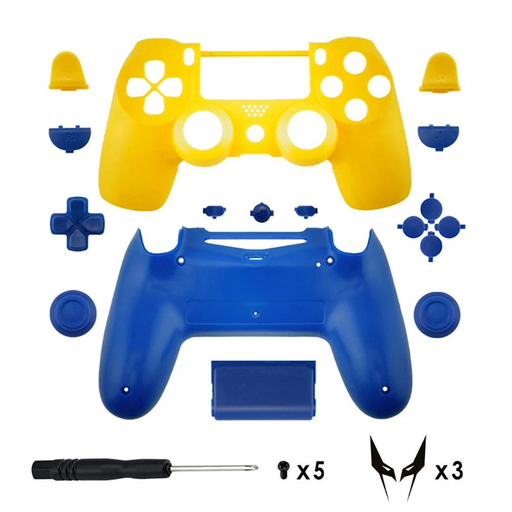 For PS4 Matte Surface Plastic Full Housing Shell Case for Sony Playstation 4