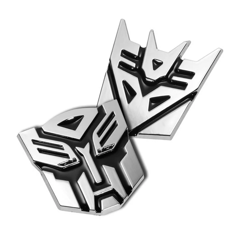 Factory Customized 3d Badge Decoration 73mm Transformers Sticker Car Logo Emblem