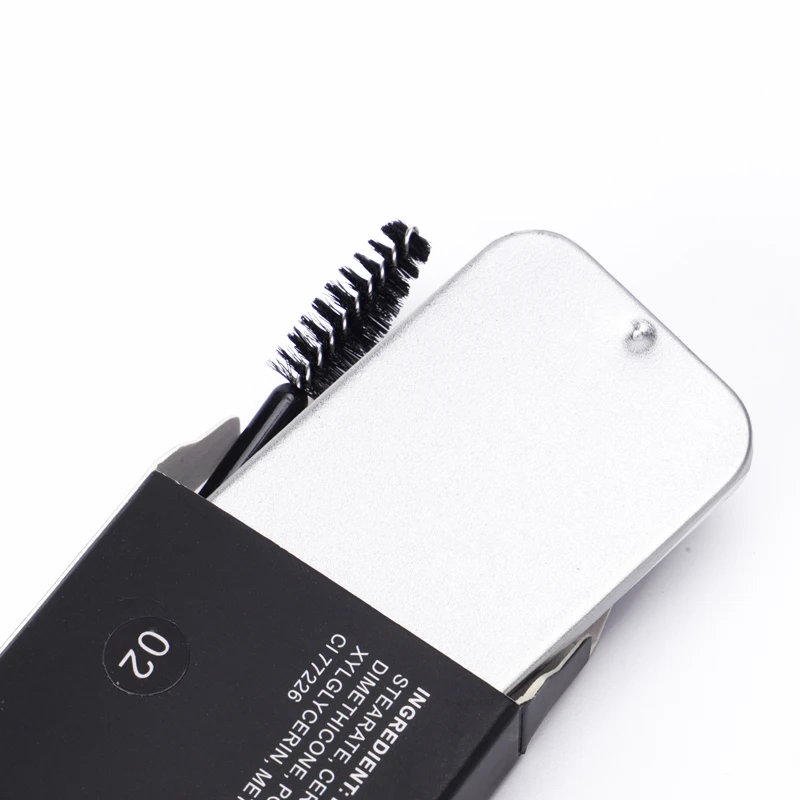New No Logo Waterproof Eyebrow Soap Wax Gel Private Label 4 Colors Tinted Eyebrow Shaping Soap Wax