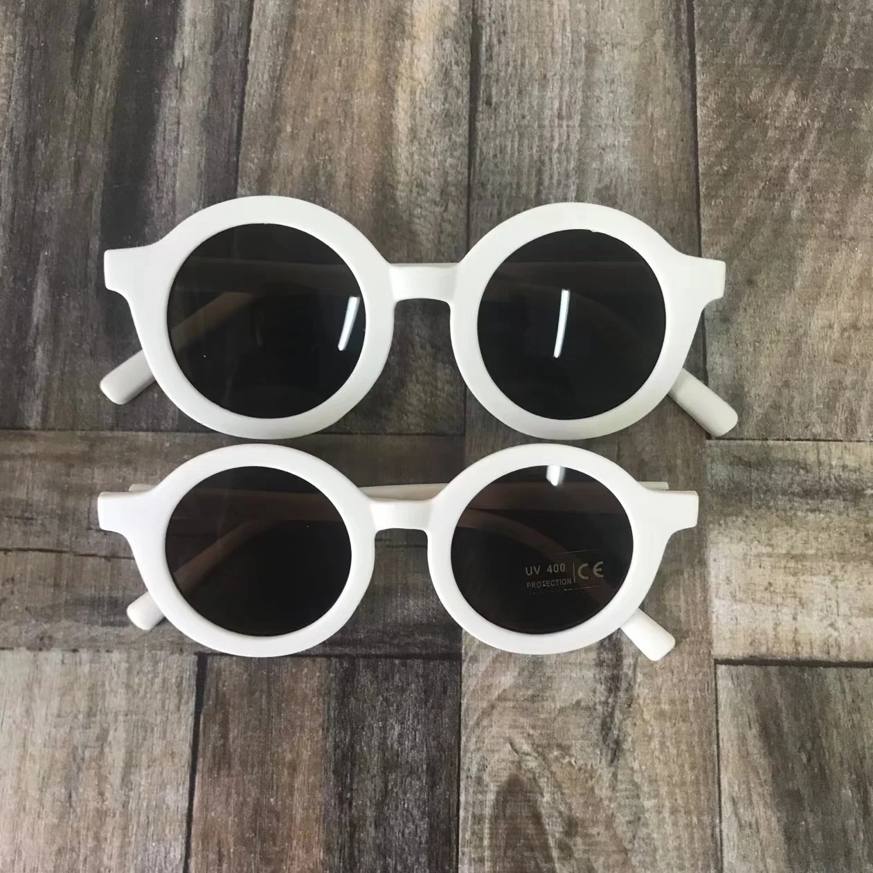 Boho Matt Colors Vintage Retro Round Shape Mom And Me Sunglasses Mother Son Daughter Mommy And Me Matching Shades Sunglasses