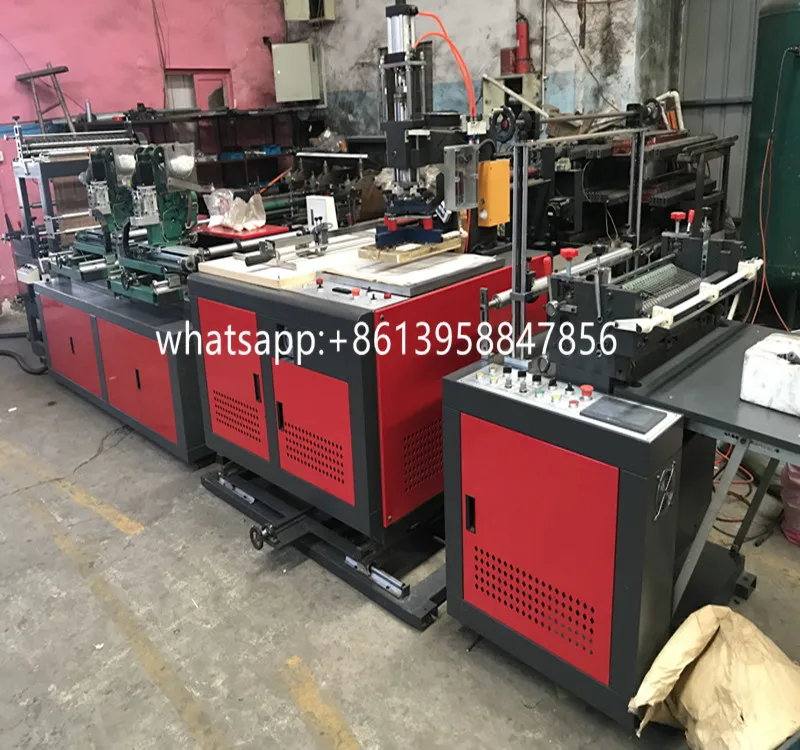 Automatic PVC Snap Button Bag Making Machine