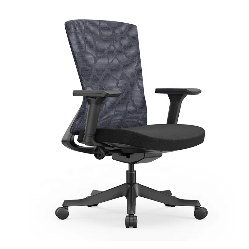 Ergohuman Modern Design Ergonomic Office Chair Full Mesh with Swivel Wire Control White Shell Grey Mesh Executive Home Use