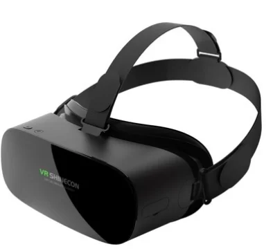 VR Shinecon 4 cores Thousands Steam VR Games All-in-one VR headset with Wide-frequency Liner Haptics Controllers