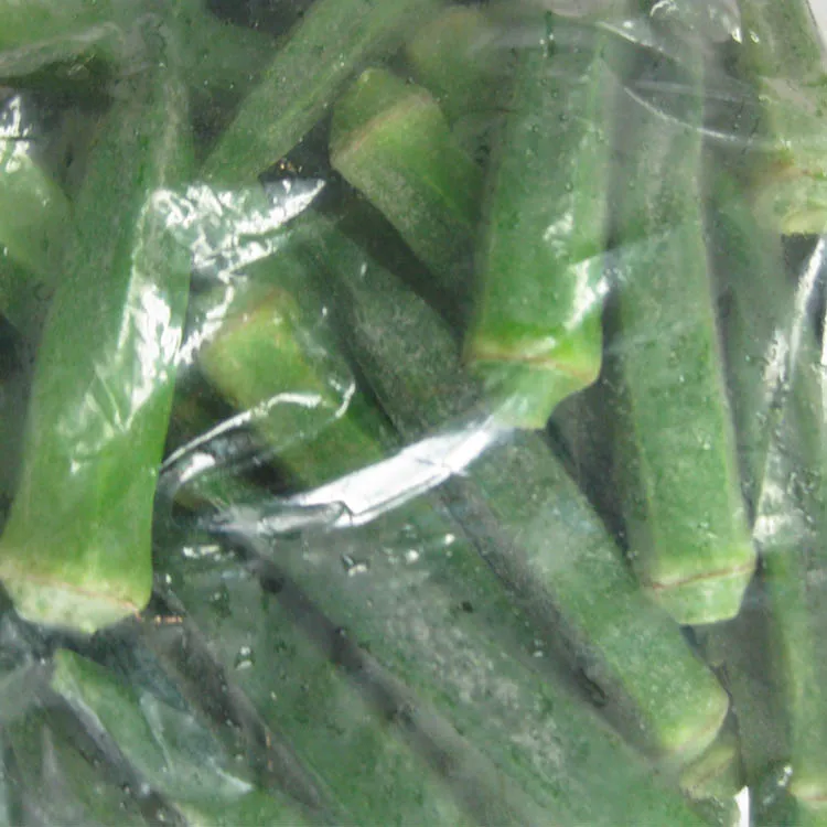 IQF Wholesale buyers price cut green vegetables products frozen okra