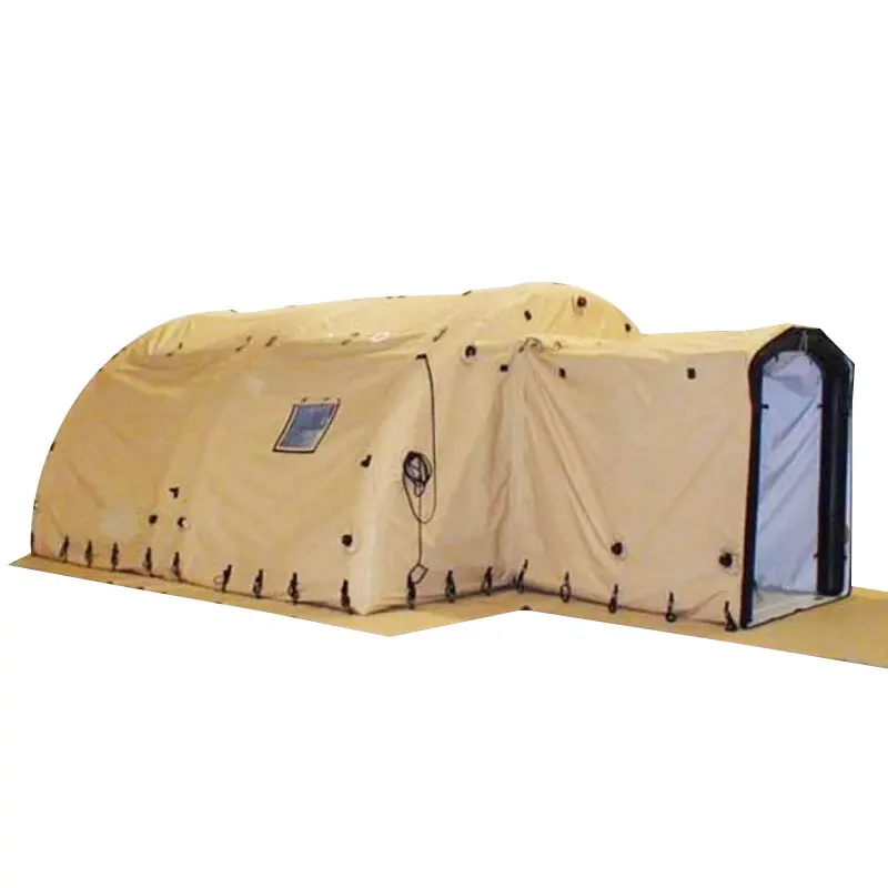Hot selling emergency disaster relief portable quarantine tent double layer negative pressure outdoor PVC inflatable tent