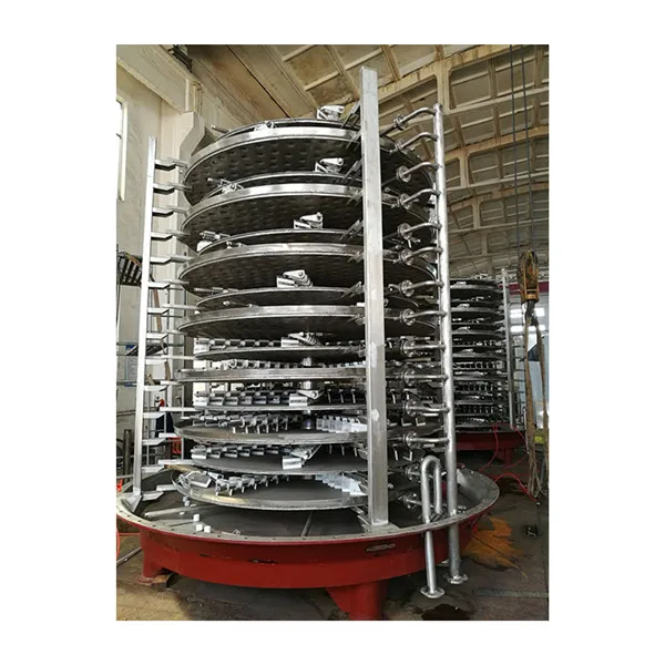 Powder, PVC, tea and wet materials PLG continual industry tray dryer, professional disc plate dryer drying machine