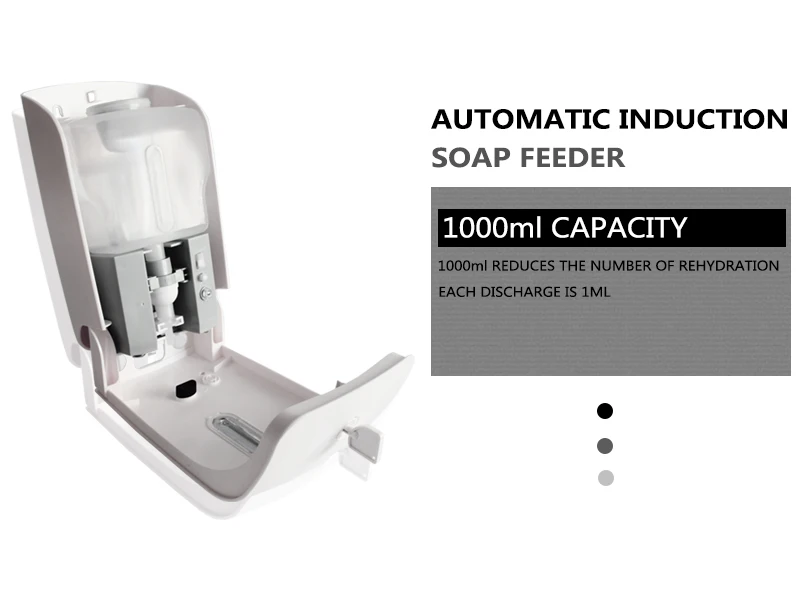 ABS touchless wall mounted sensor foam automatic soap dispenser