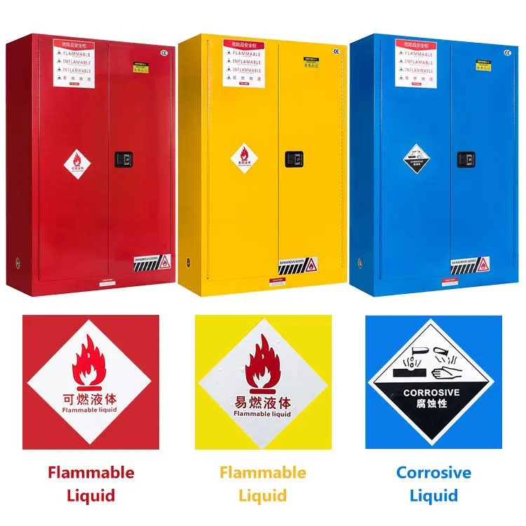 Intelligent Safety Cabinet Laboratory Metal Strong Acid Alkali Chemical for Flammables Combination