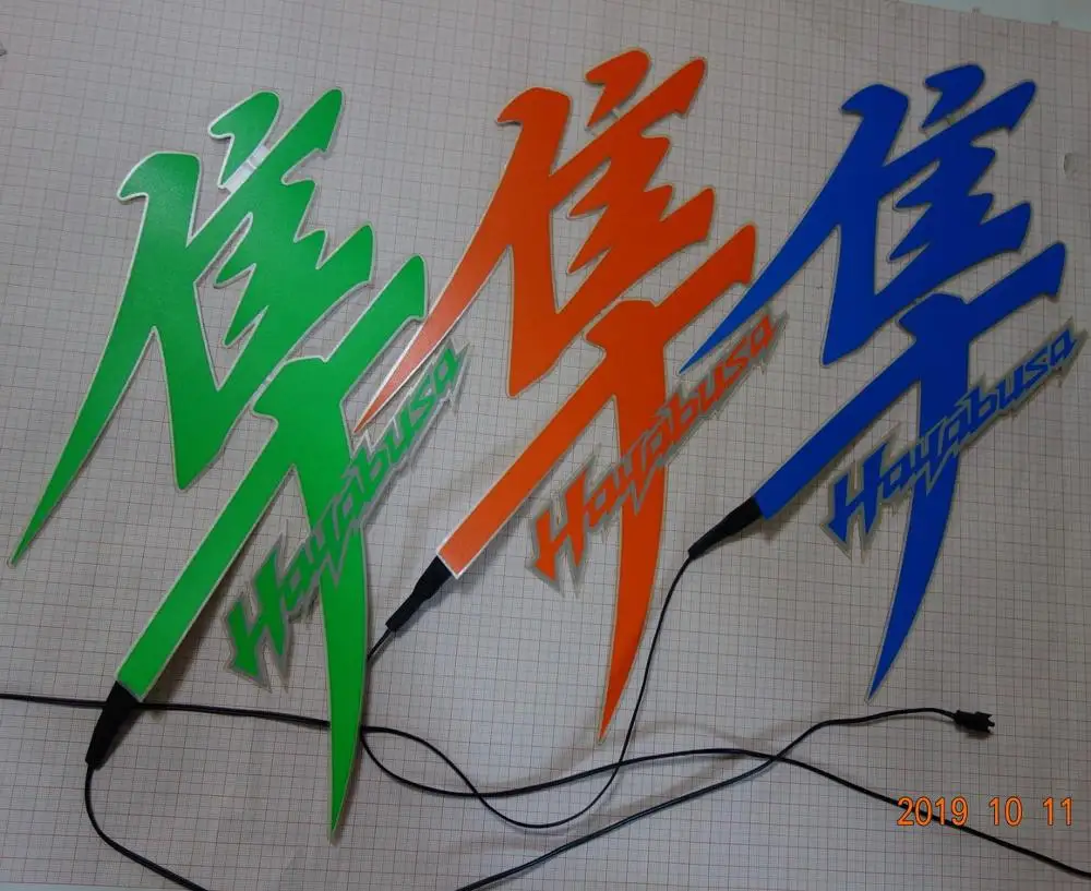 Special customized High luminance DC12V el sheet car sticker